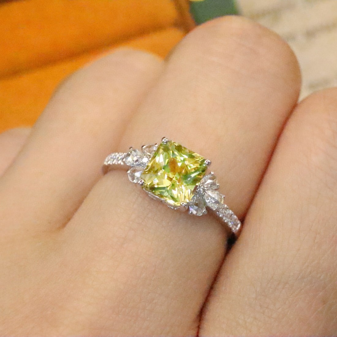 14k Gold 1.85 Ctw Natural Chrysoberyl & Diamond Ring - 5