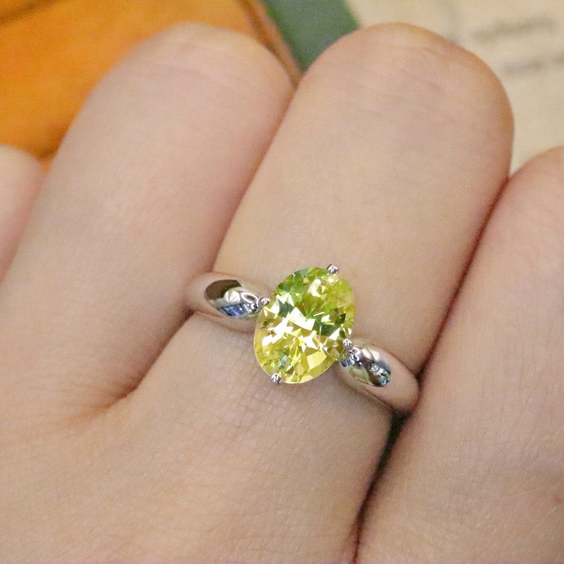 14k Gold 1.73 Ct Natural Chrysoberyl Ring - 5