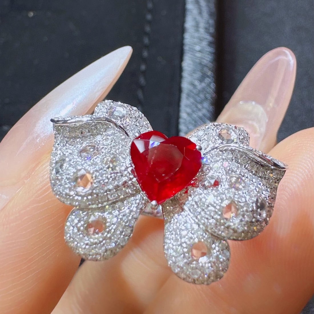 14k Gold 2.06 Ctw Natural Ruby & Diamond Ring - 3