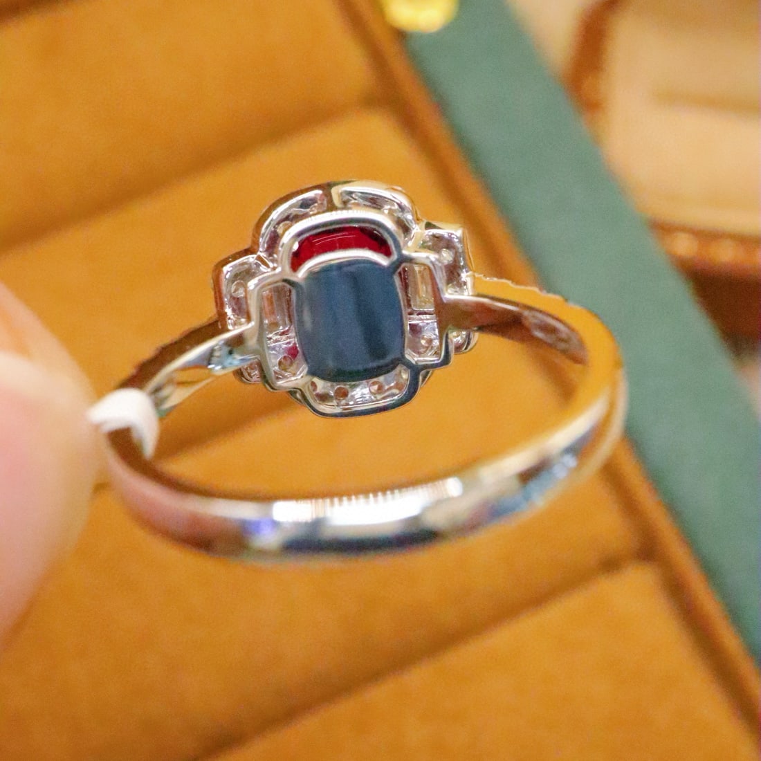 14k Gold 2.36 Ctw Natural Ruby & Diamond Ring - 4