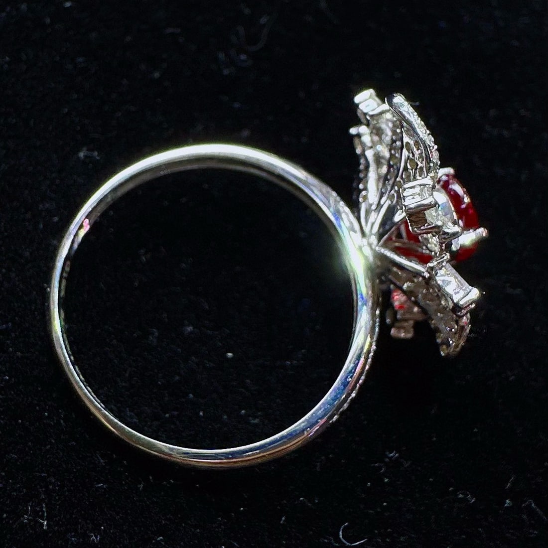 14k Gold 1.9 Ctw Natural Ruby & Diamond Ring - 4