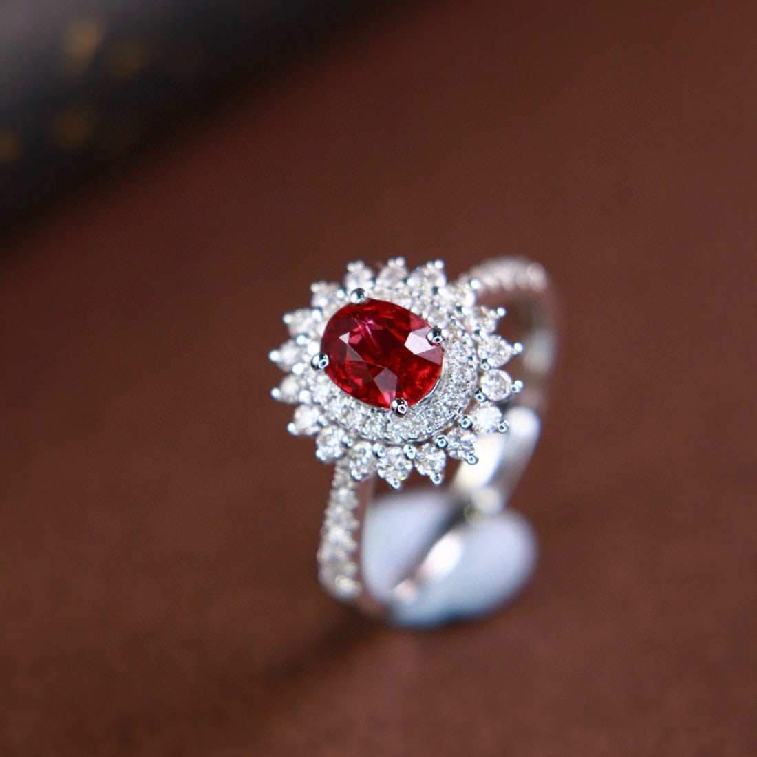 14k Gold 1.62 Ctw Natural Ruby & Diamond Ring - 4