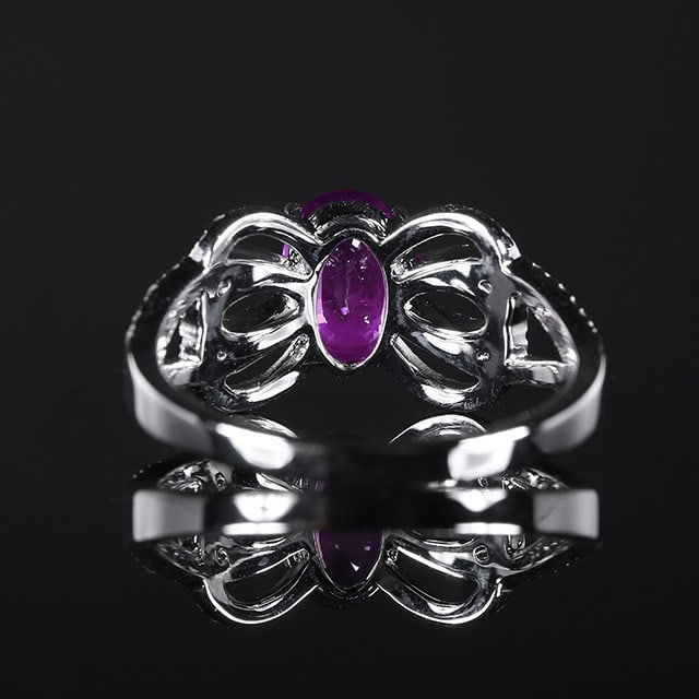 14k Gold 1.79 Ctw Natural Sapphire & Diamond Ring - 4