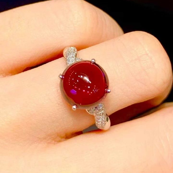 14k Gold 3.5 Ct Natural Tourmaline & Diamond Ring - 3