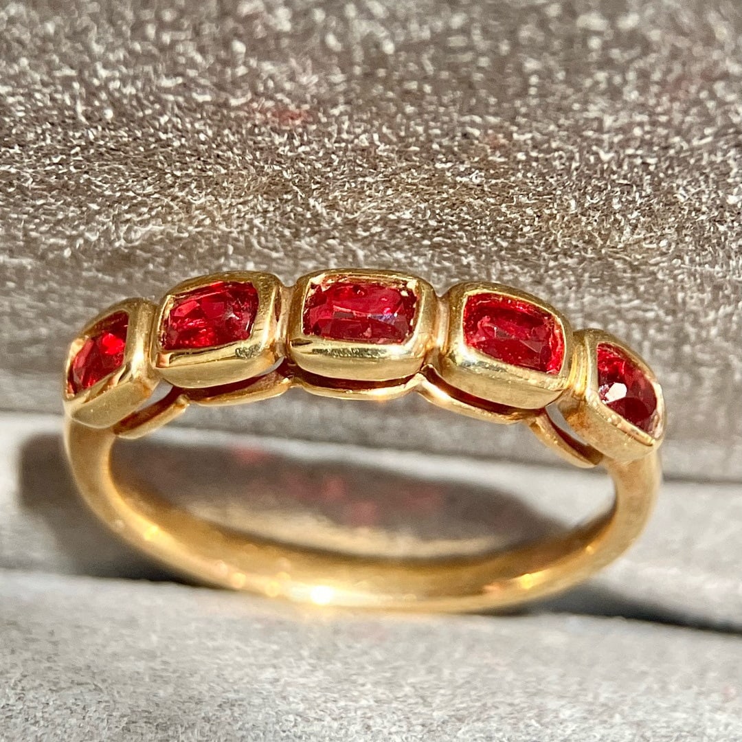 14k Gold 1.09 Ct Natural Spinel Ring - 3