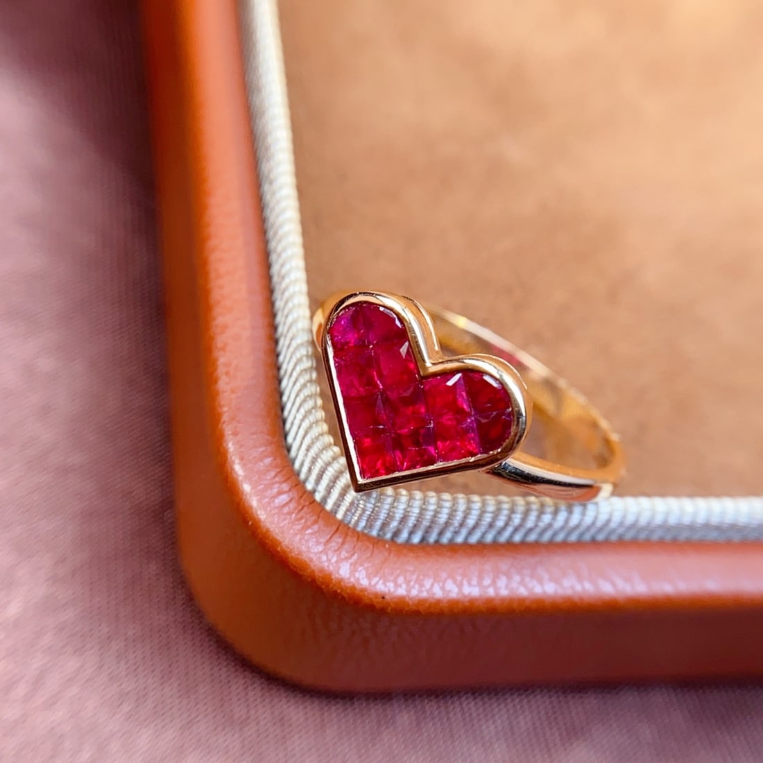 14k Gold 1.30 Ct Natural Ruby Ring - 2