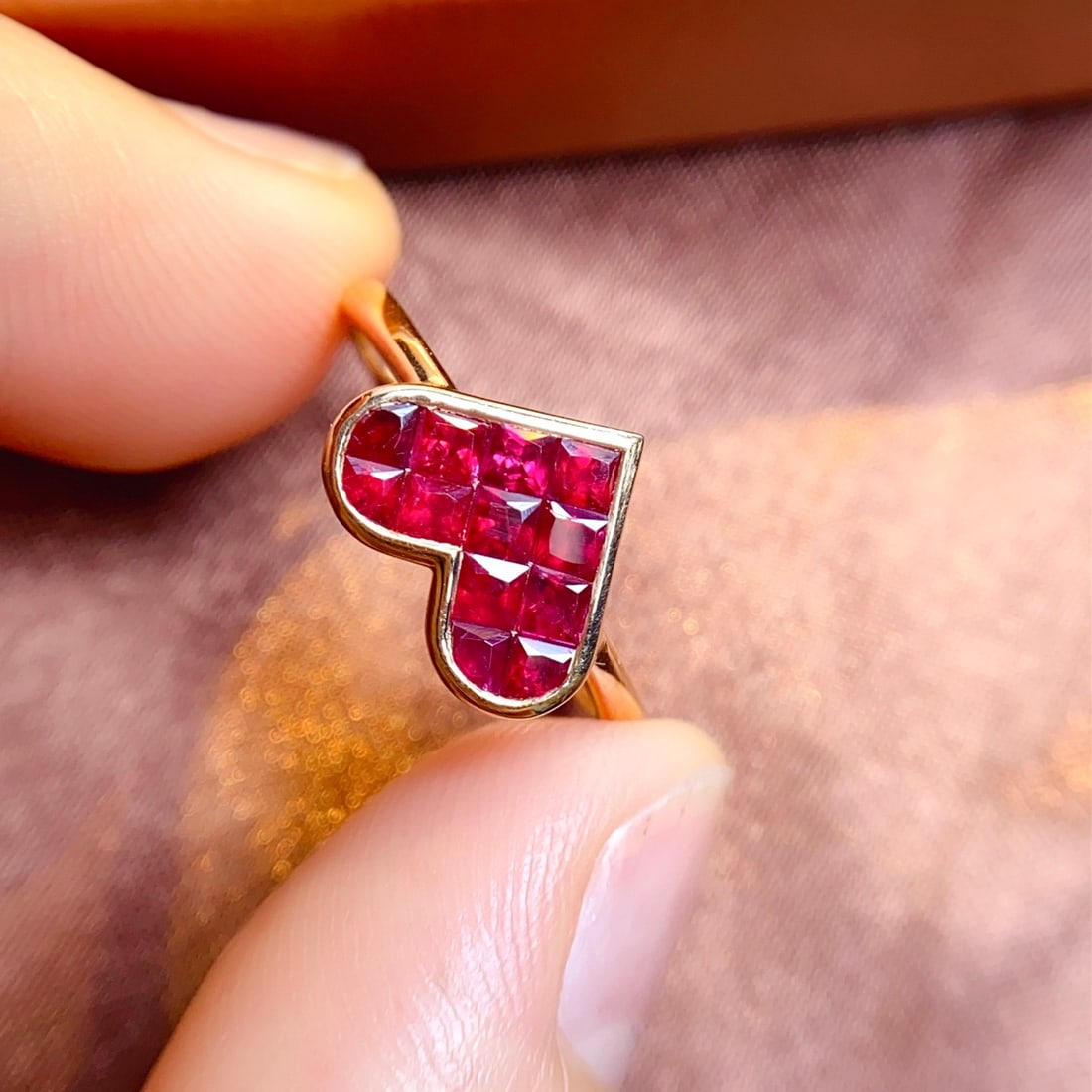 14k Gold 1.30 Ct Natural Ruby Ring - 3