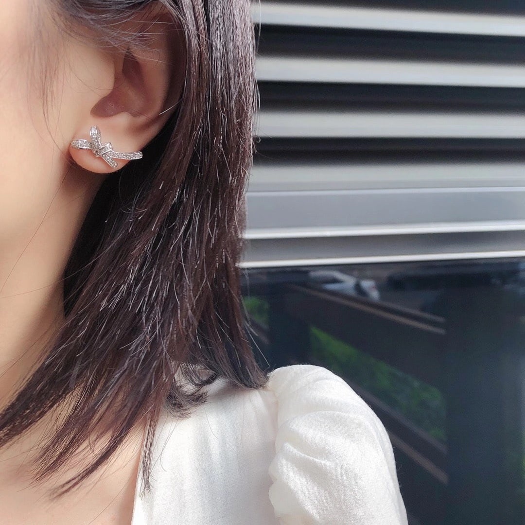 14k Gold 0.50 Ctw Natural H Diamond Earrings - 2