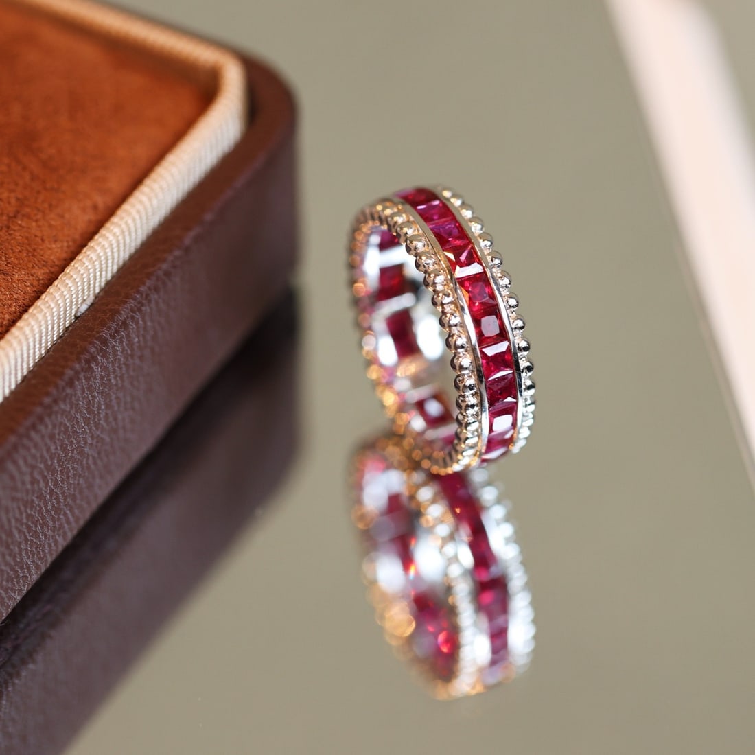 14k Gold 2.68 Ct Natural Ruby Ring: Ref:231134393 // gold content:14k gold // ring size:7. 25us // // main gemstone:ruby // shape:princess // carat weight:2. 68ct // color:red // treatment:natural // Condition: NewLow Estimate: