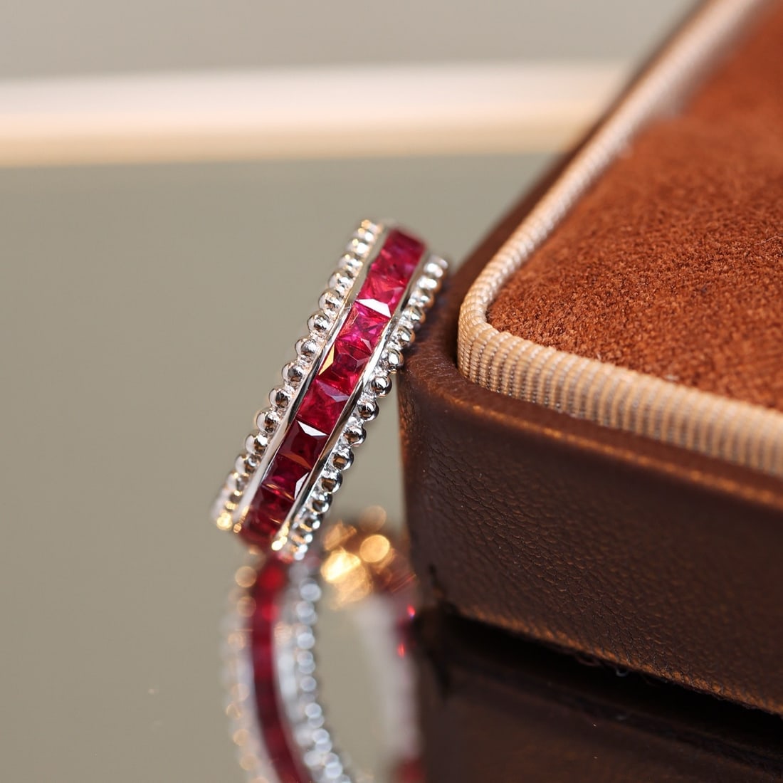 14k Gold 2.68 Ct Natural Ruby Ring - 6