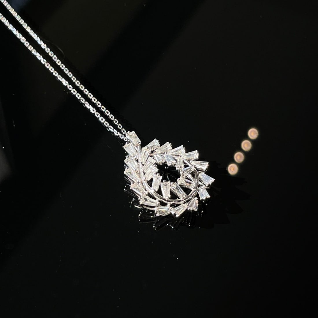 14k Gold 1.41 Ct Natural H Diamond Pendant( Without Chain ) - 2