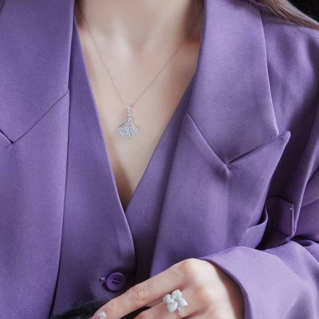 14k Gold 0.98 Ct Natural H Diamond Pendant( Without Chain ) - 4