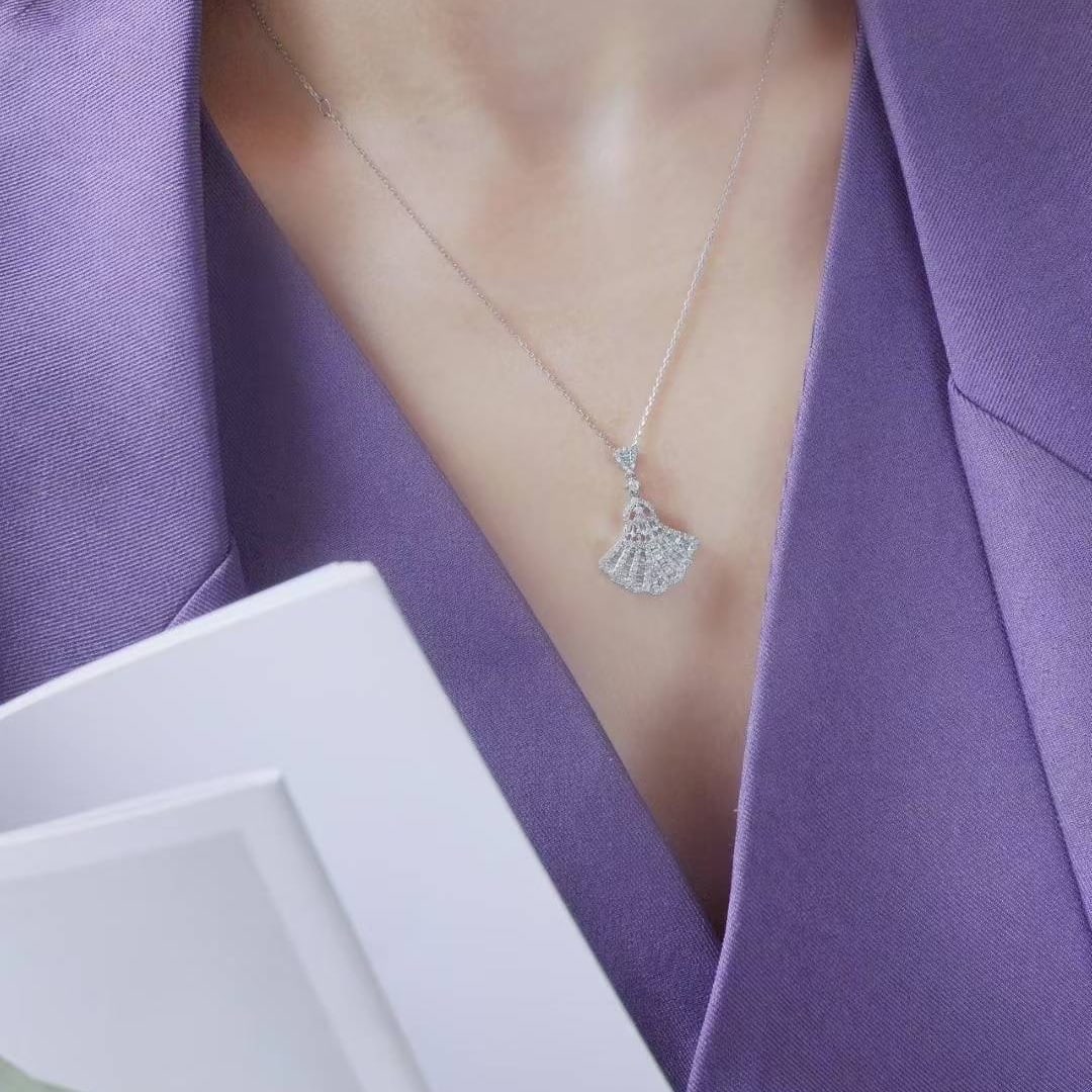 14k Gold 0.98 Ct Natural H Diamond Pendant( Without Chain ) - 6