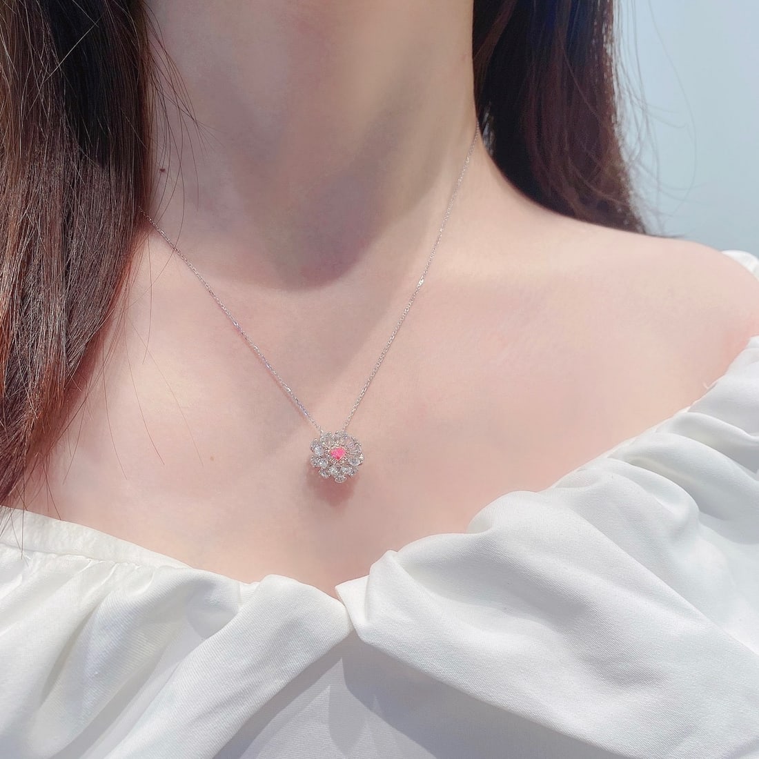 14k Gold 1.36 Ctw Natural Pink Diamond & Diamond Ring/pendant( Without Chain ) - 5