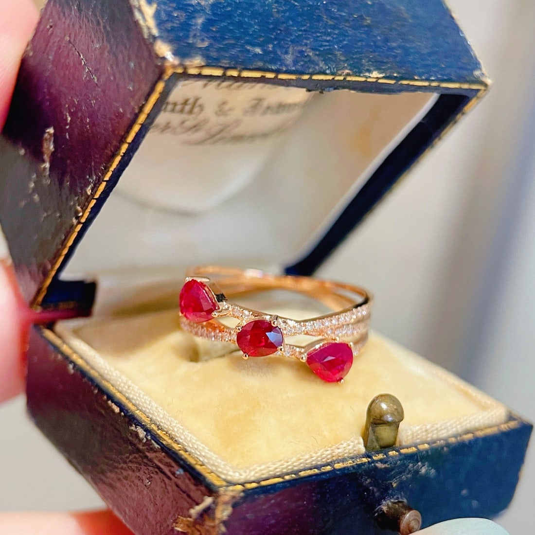 14k Gold 1.04 Ct Natural Ruby & Diamond Ring - 2