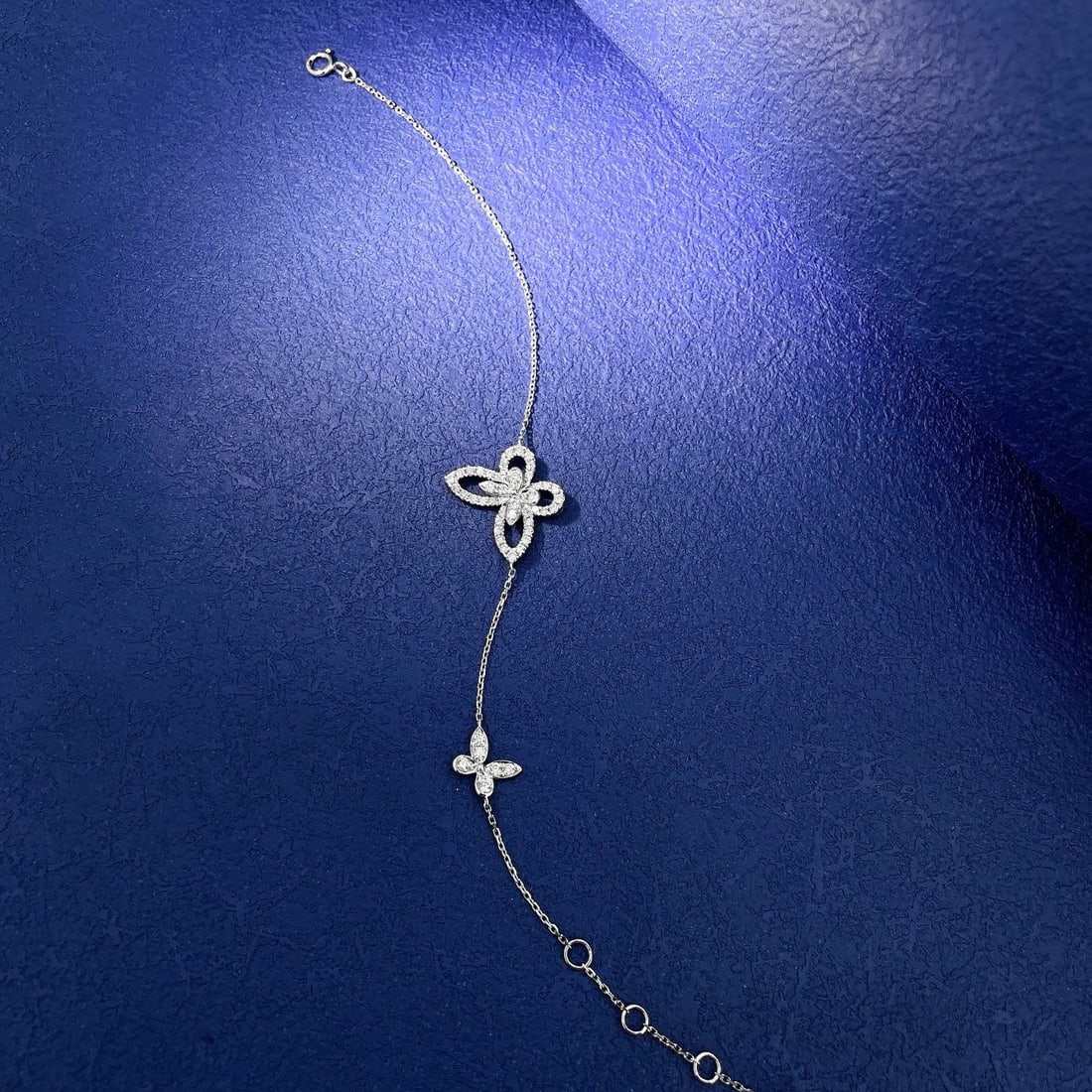 14k Gold 0.57 Ct Natural H Diamond Bracelet - 2