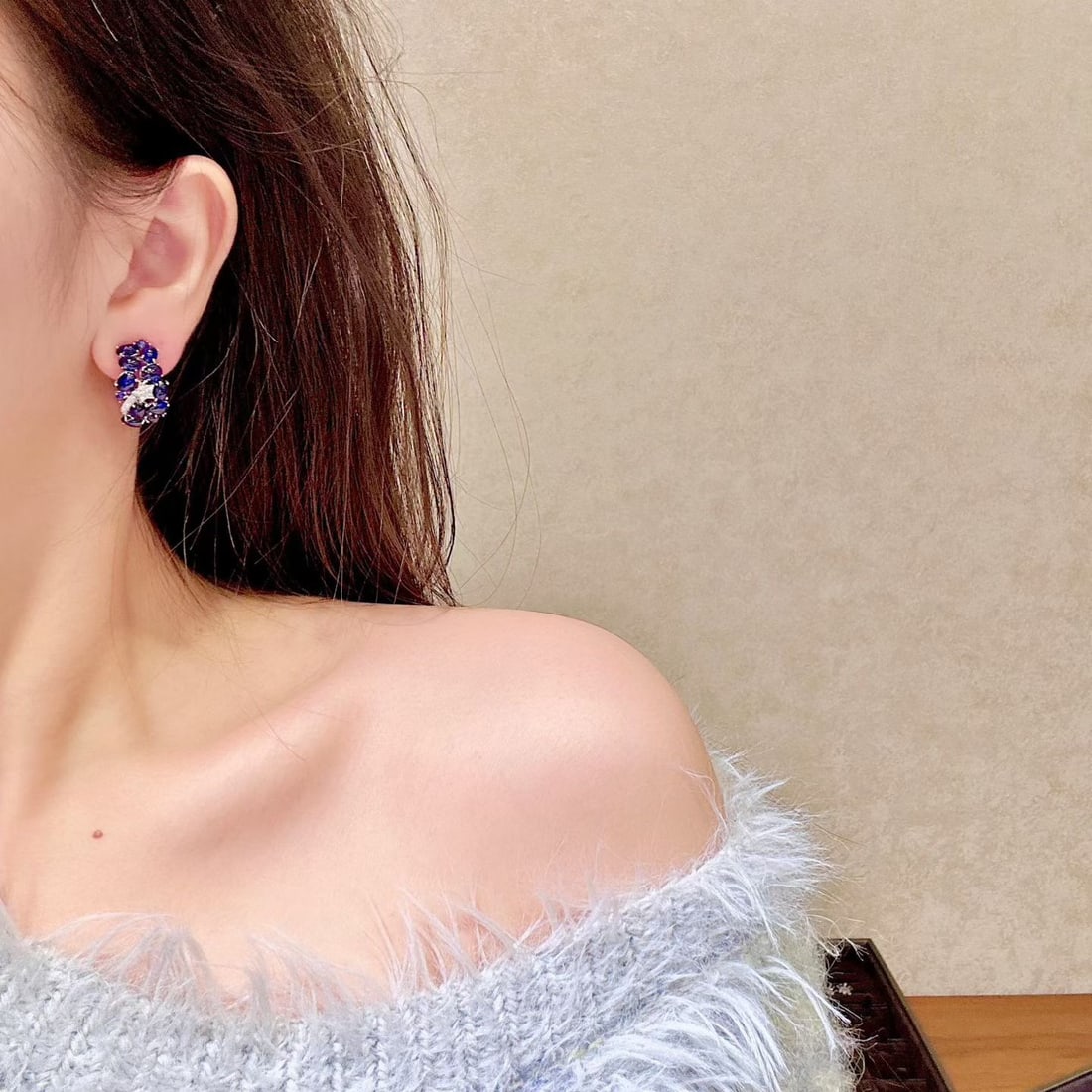 14k Gold 11.13 Ctw Natural Sapphire & Diamond Ring - 4