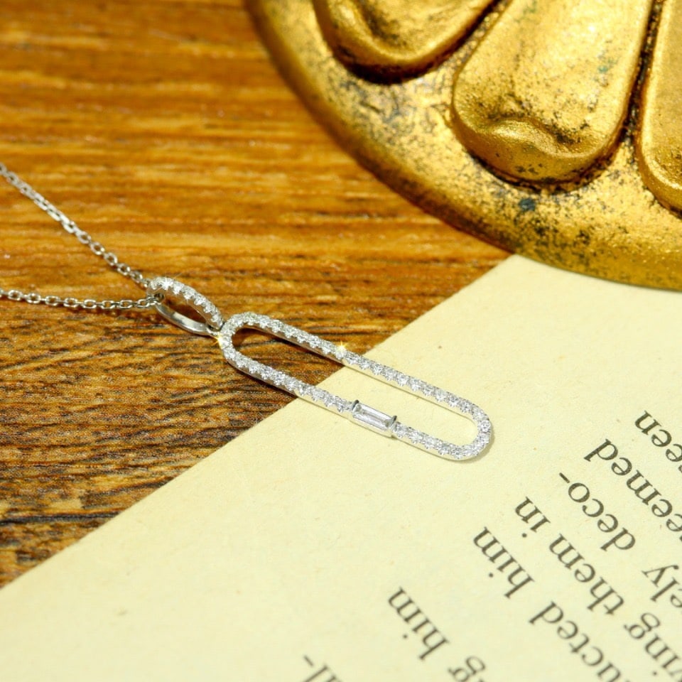 14k Gold 0.25 Ct Natural H Diamond Pendant( Without Chain ) - 2