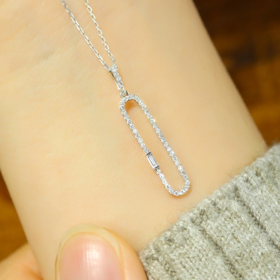 14k Gold 0.25 Ct Natural H Diamond Pendant( Without Chain ) - 4