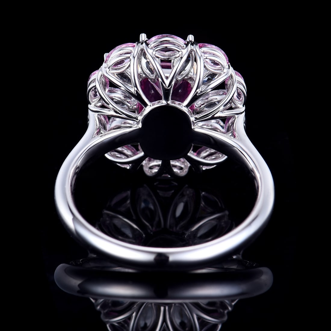 14k Gold 2.49 Ctw Natural Sapphire & Sapphire Ring - 2