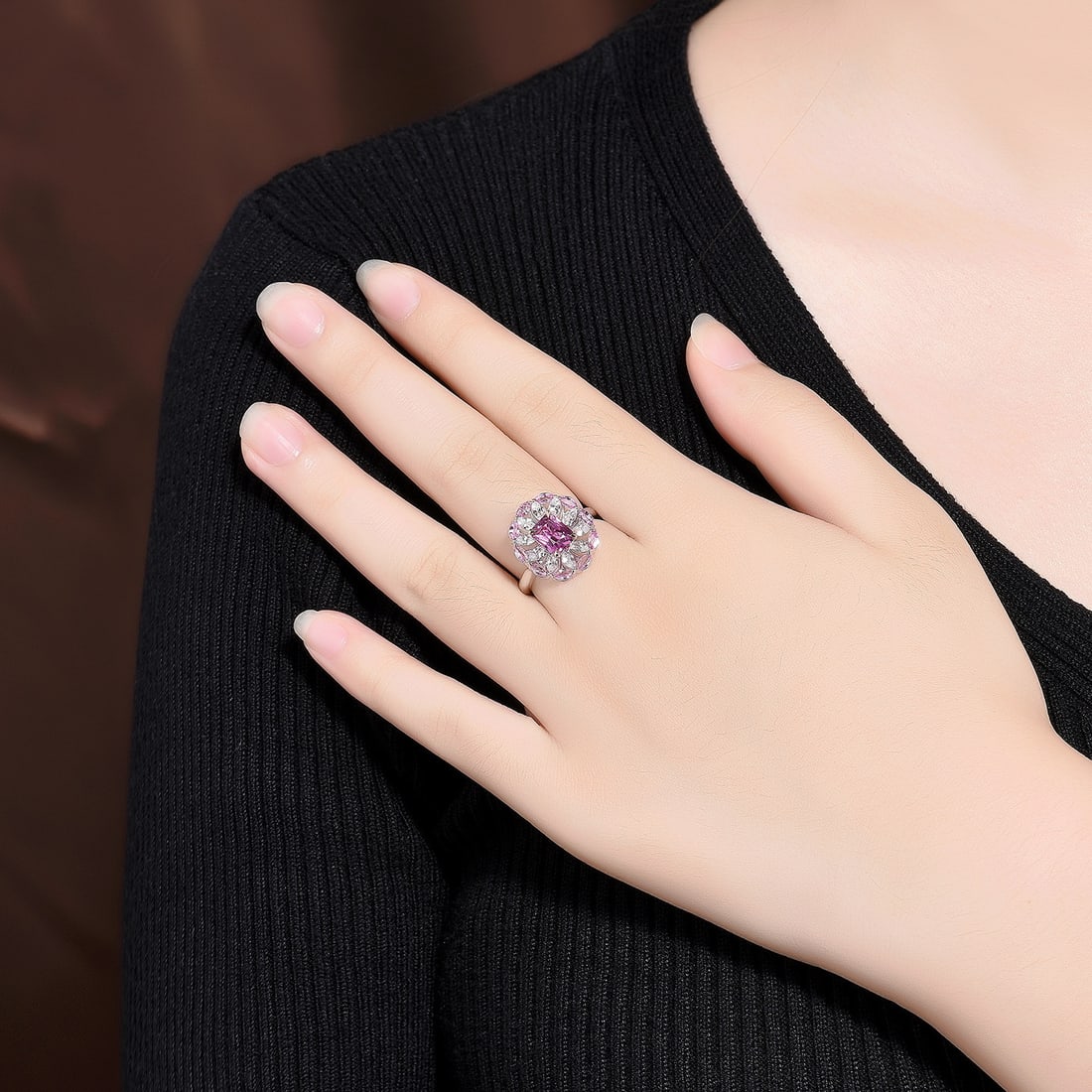 14k Gold 2.49 Ctw Natural Sapphire & Sapphire Ring - 5