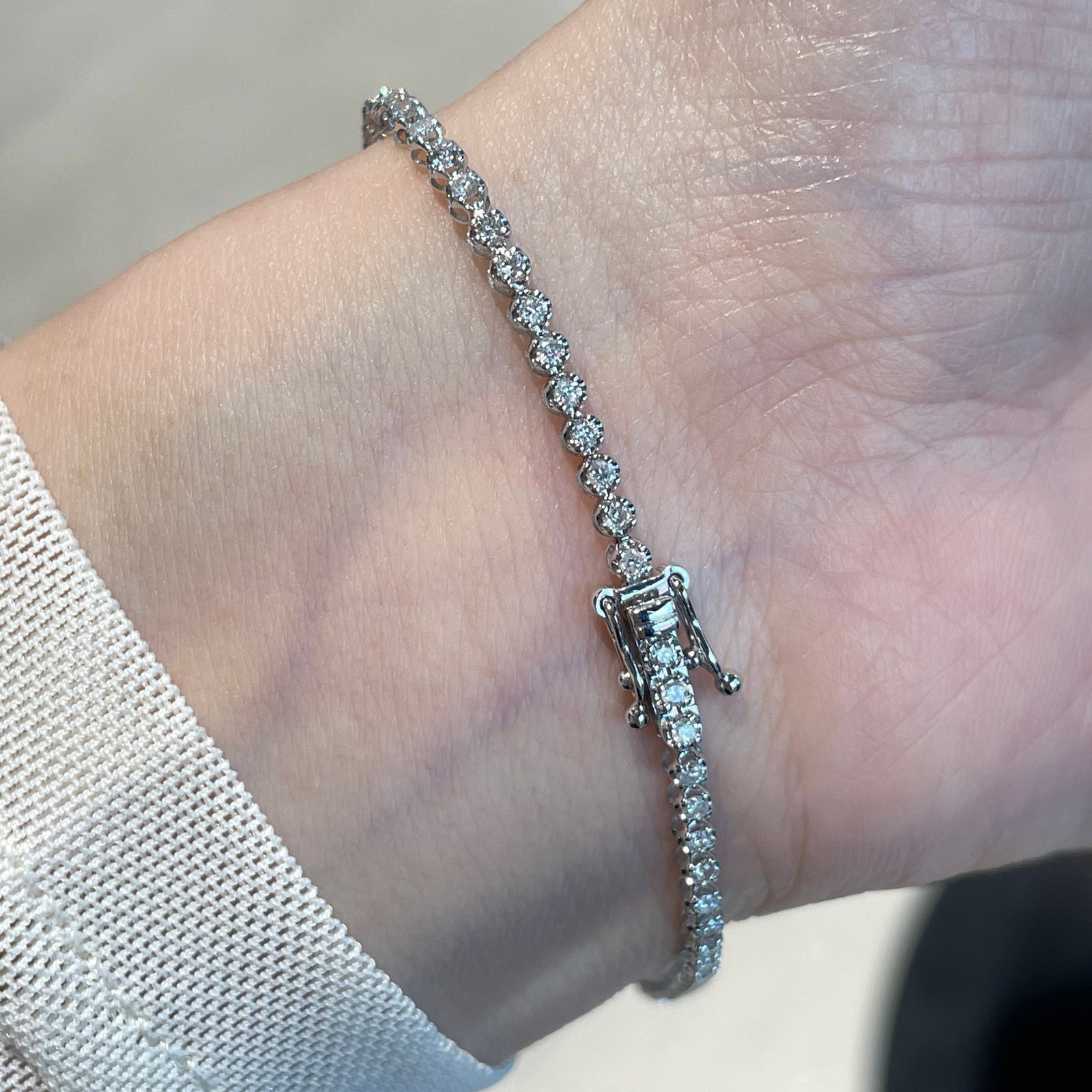 14k Gold 1.88 Ct Natural Ruby & Diamond Bracelet - 4