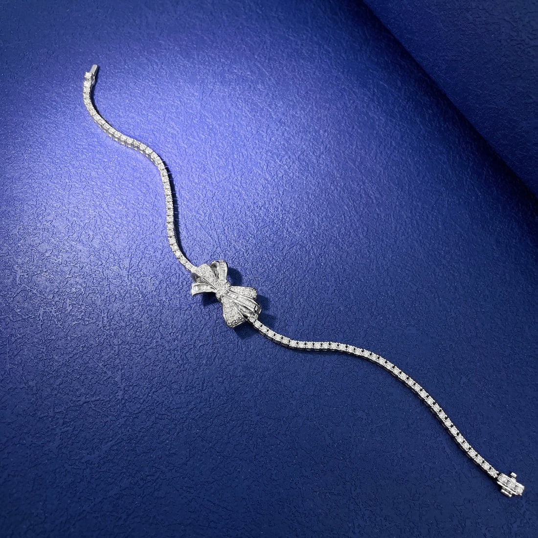 14k Gold 1.62 Ctw Natural H Diamond Bracelet - 2