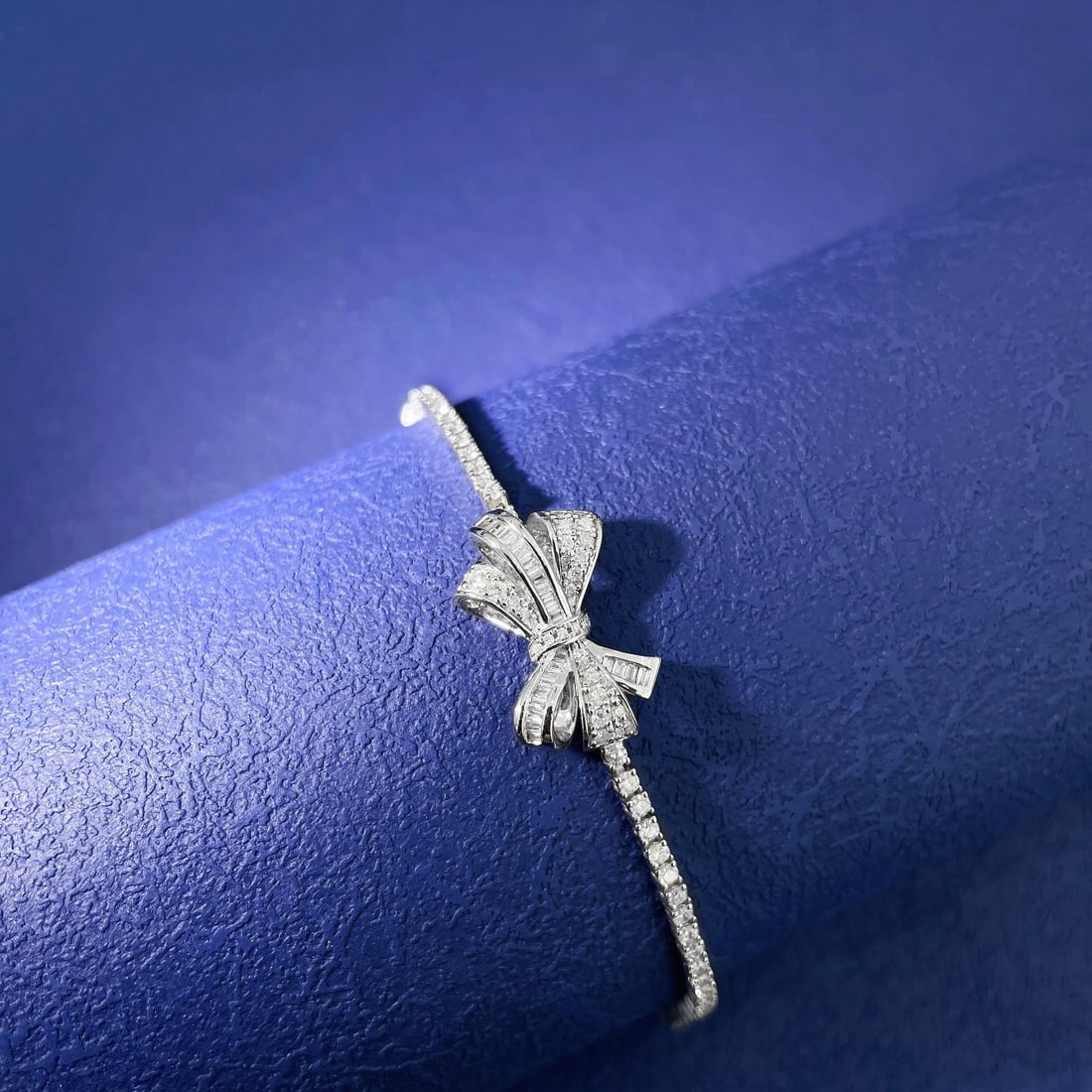 14k Gold 1.62 Ctw Natural H Diamond Bracelet - 3