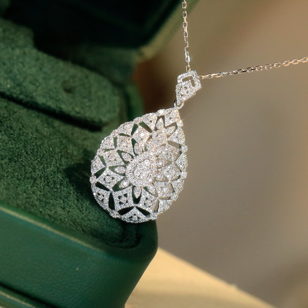 14k Gold 0.5 Ct Natural H Diamond Pendant( Without Chain ) - 3