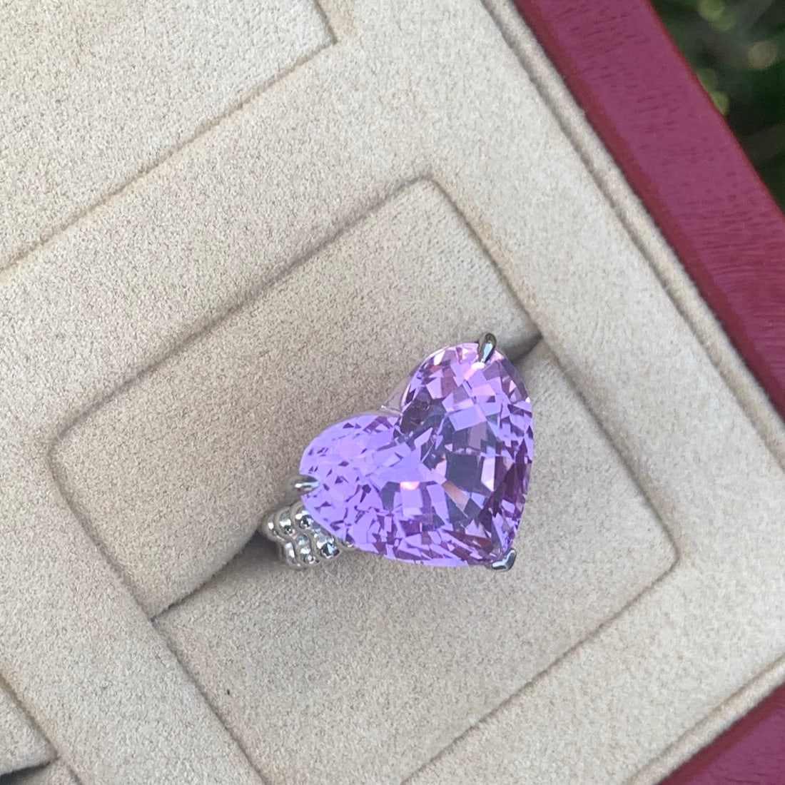 14k Gold 11.59 Ct Natural Kunzite Ring - 6