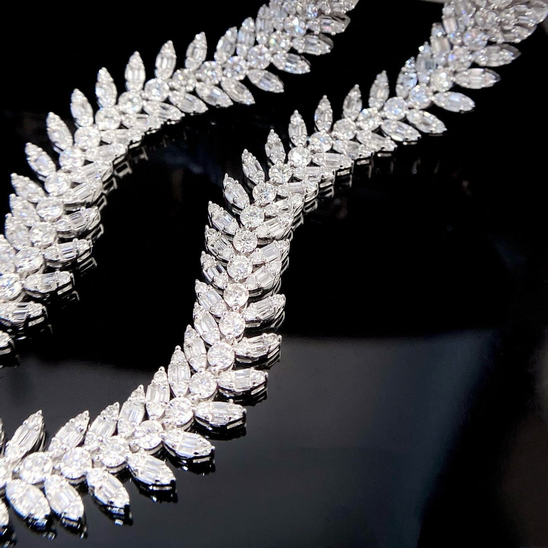 14k Gold 4.5 Ct Natural H Diamond Bracelet - 4