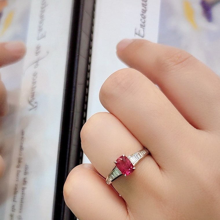 14k Gold 1.43 Ctw Natural Sapphire & Diamond Ring - 2