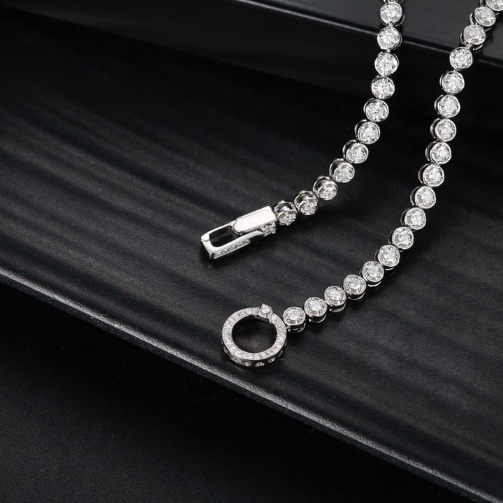 14k Gold 1.2 Ct Natural H Diamond Bracelet - 3