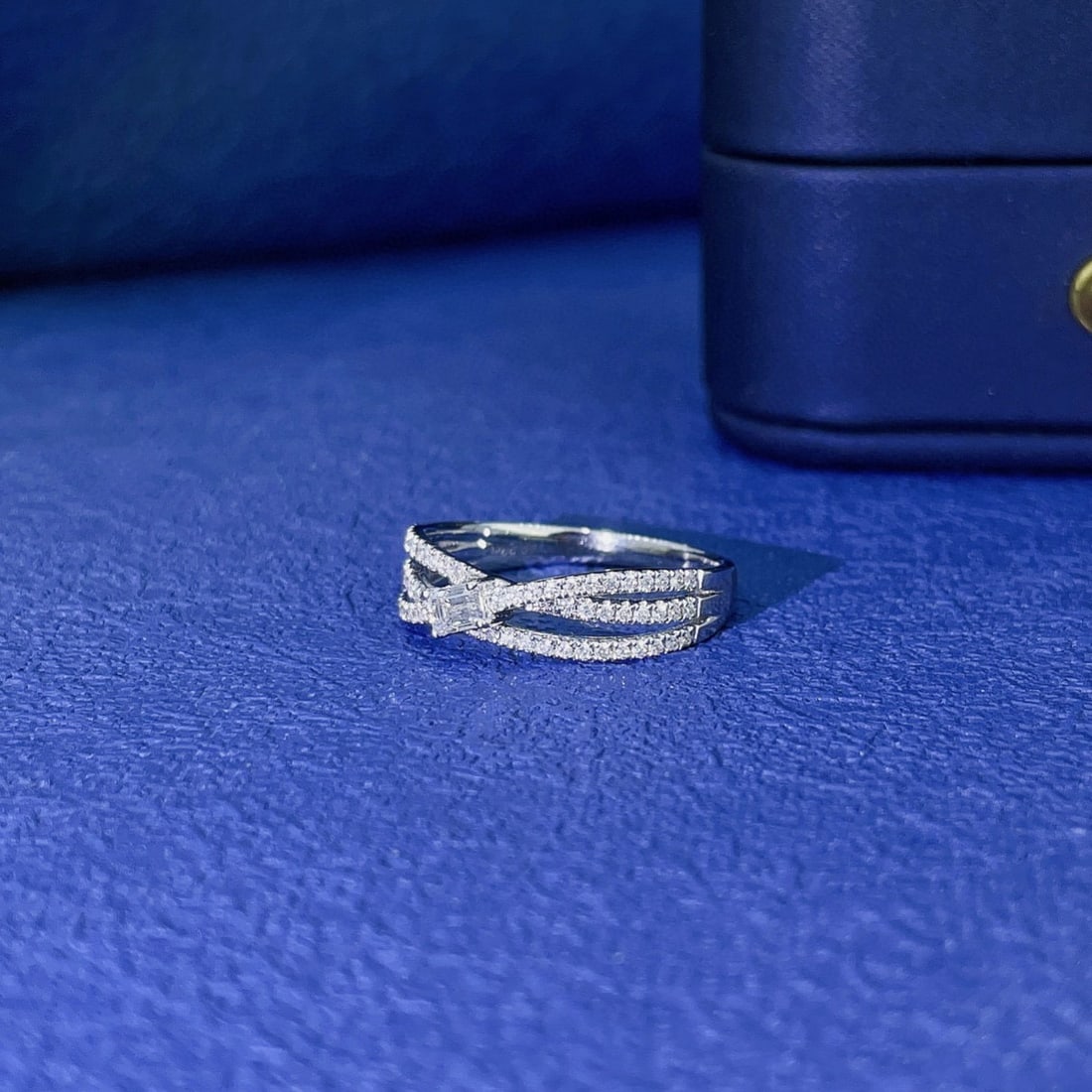 14k Gold 0.41 Ctw Natural H Diamond Ring - 5