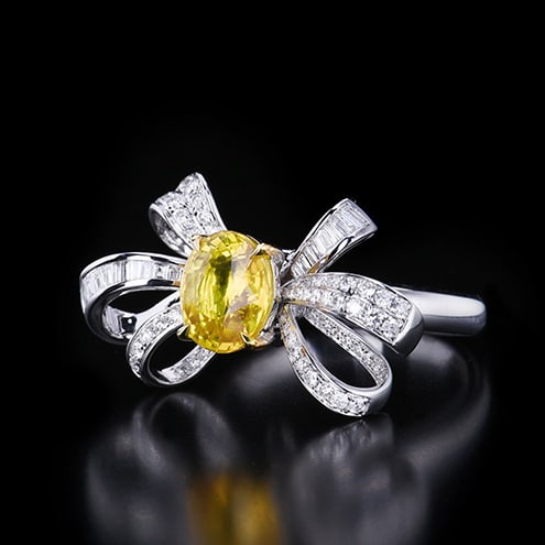 14k Gold 3.02 Ctw Natural Sapphire & Diamond Ring/pendant( Without Chain ) - 3