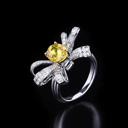 14k Gold 3.02 Ctw Natural Sapphire & Diamond Ring/pendant( Without Chain ) - 4