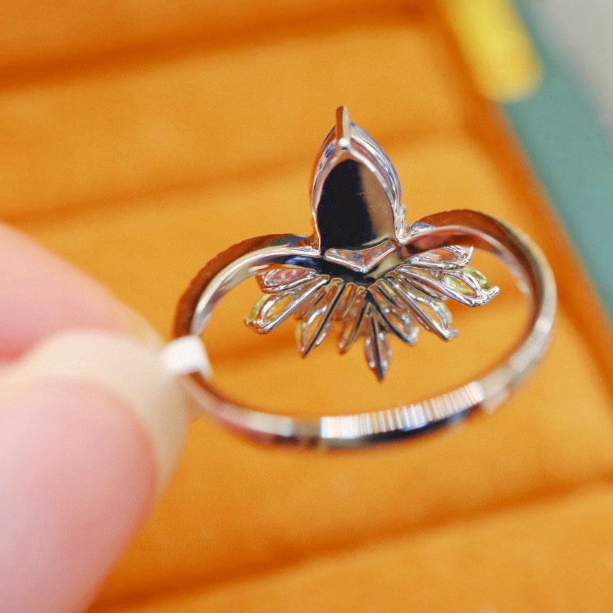 14k Gold 1.94 Ctw Natural Sapphire & Sapphire Ring - 5