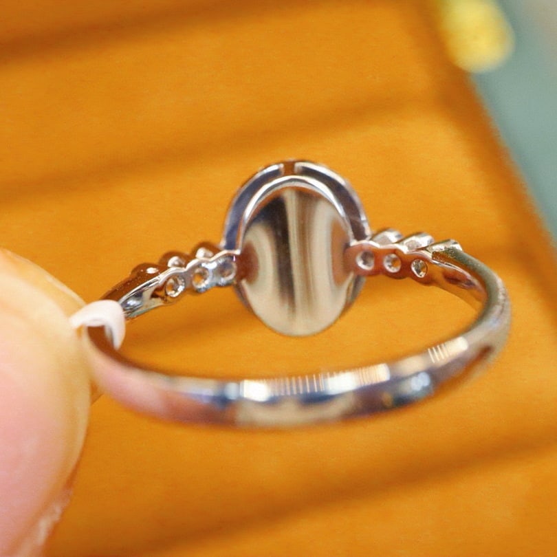 14k Gold 1.40 Ctw Natural Sapphire & Diamond Ring - 4