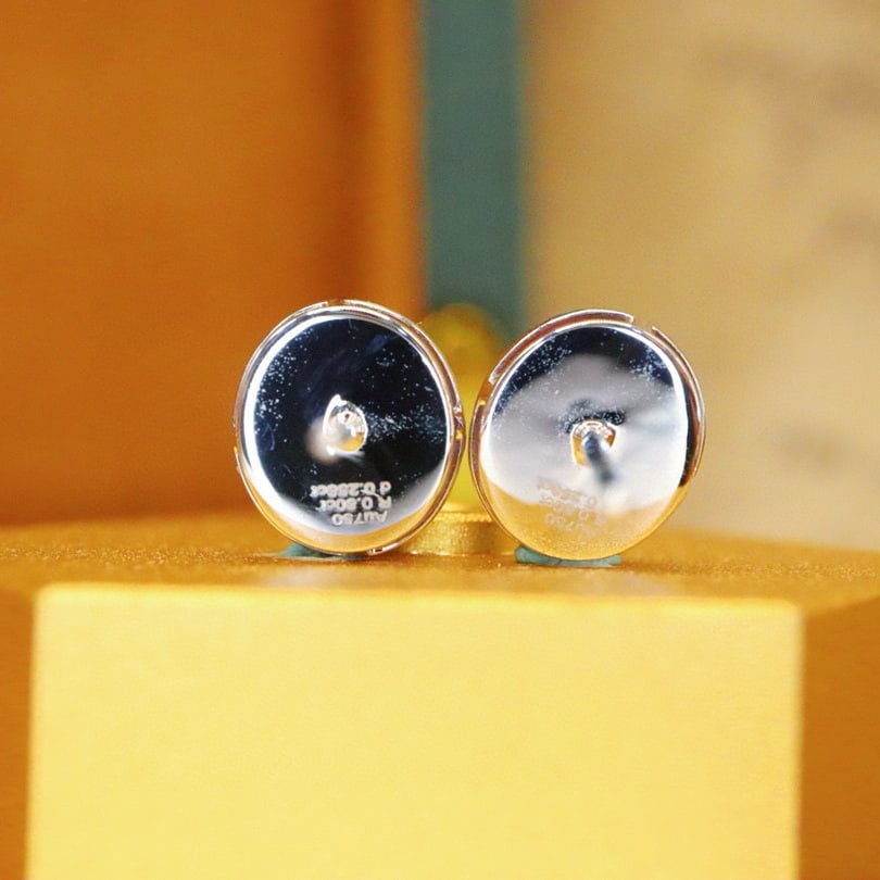 14k Gold 1.06 Ctw Natural Ruby & Diamond Earrings - 5