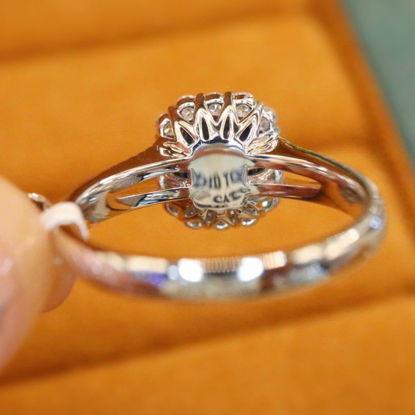 14k Gold 2.51 Ctw Natural Sapphire & Diamond Ring - 4