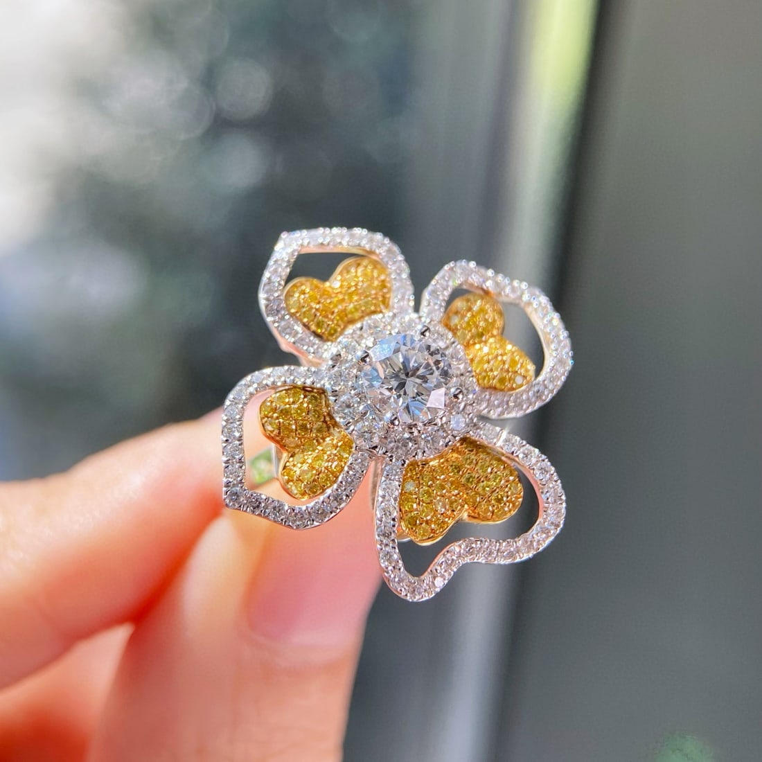 Gia Certified 14k Gold 1.33 Ctw Natural D Vs2 3ex Round Diamond Ring/pendant( Without Chain ) - 5