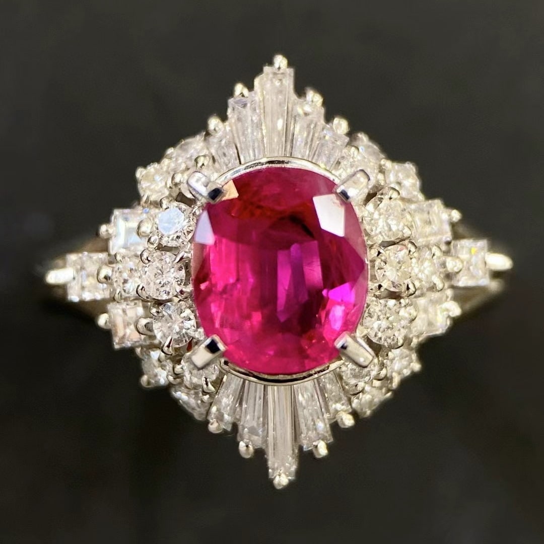 14k Gold 1.93 Ctw Natural Ruby & Diamond Ring (1 of 5)