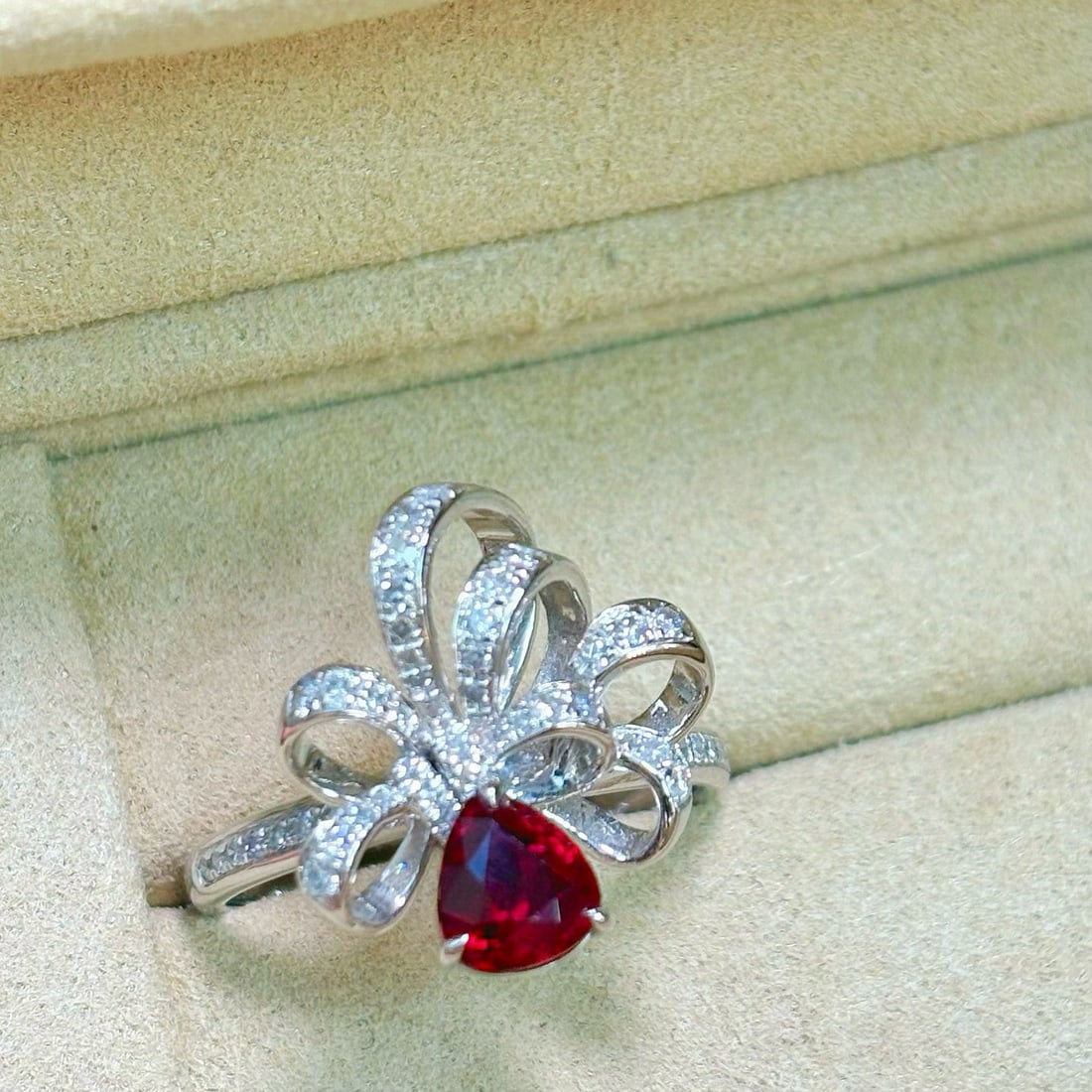 14k Gold 1.43 Ctw Natural Ruby & Diamond Ring - 5