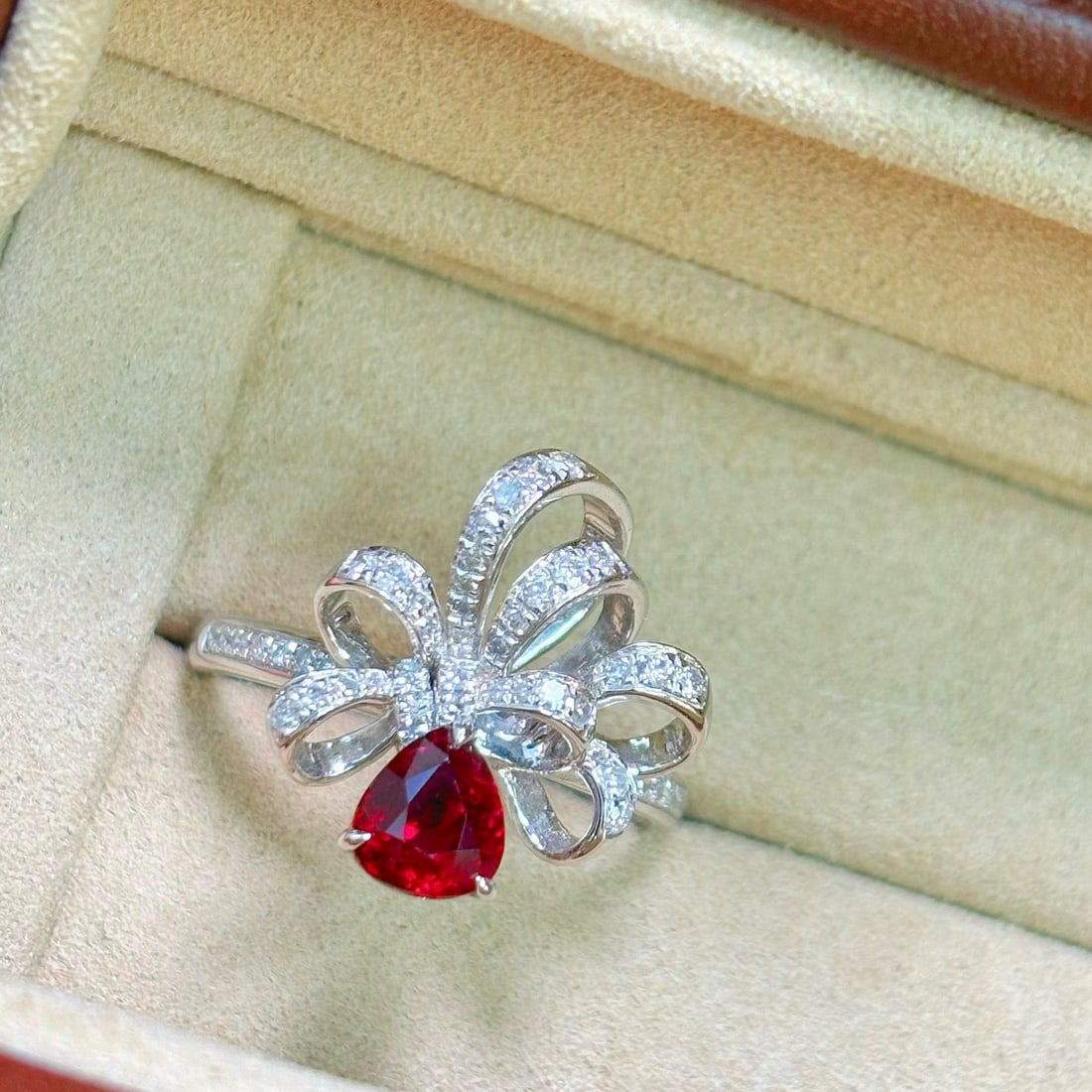 14k Gold 1.43 Ctw Natural Ruby & Diamond Ring - 6