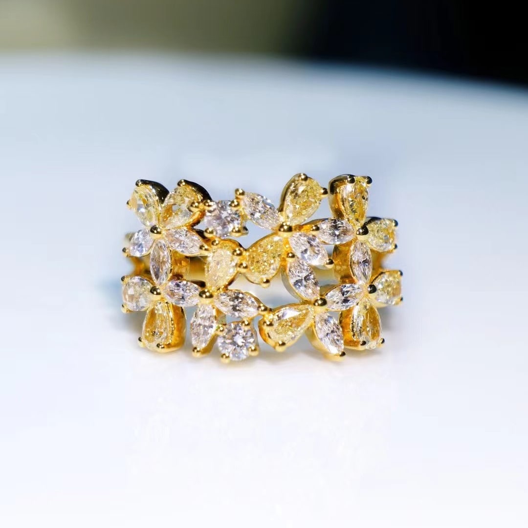 14k Gold 1.69 Ct Natural Color Diamond Ring (1 of 5)