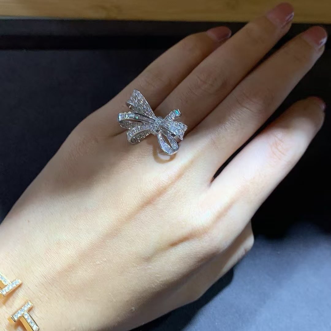 14k Gold 1 Ct Natural H Diamond Ring - 7