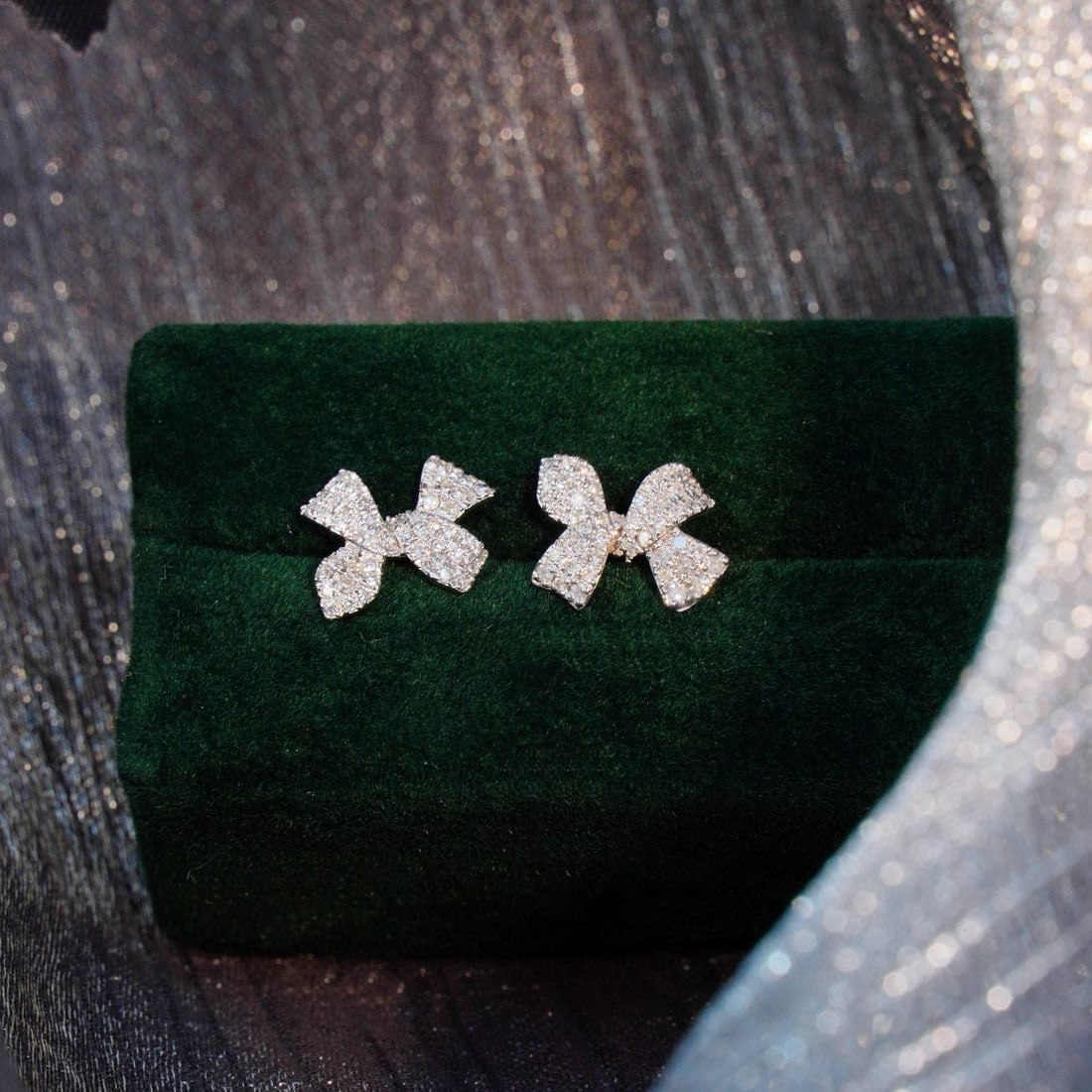 14k Gold 0.83 Ctw Natural H Diamond Jewelry Set - 3