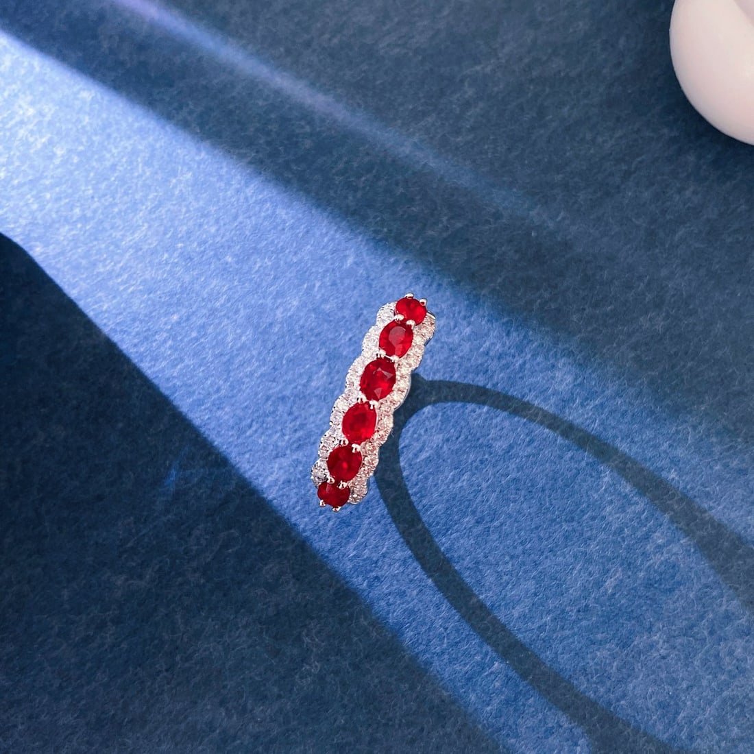 14k Gold 1.26 Ctw Natural Ruby & Diamond Ring - 2