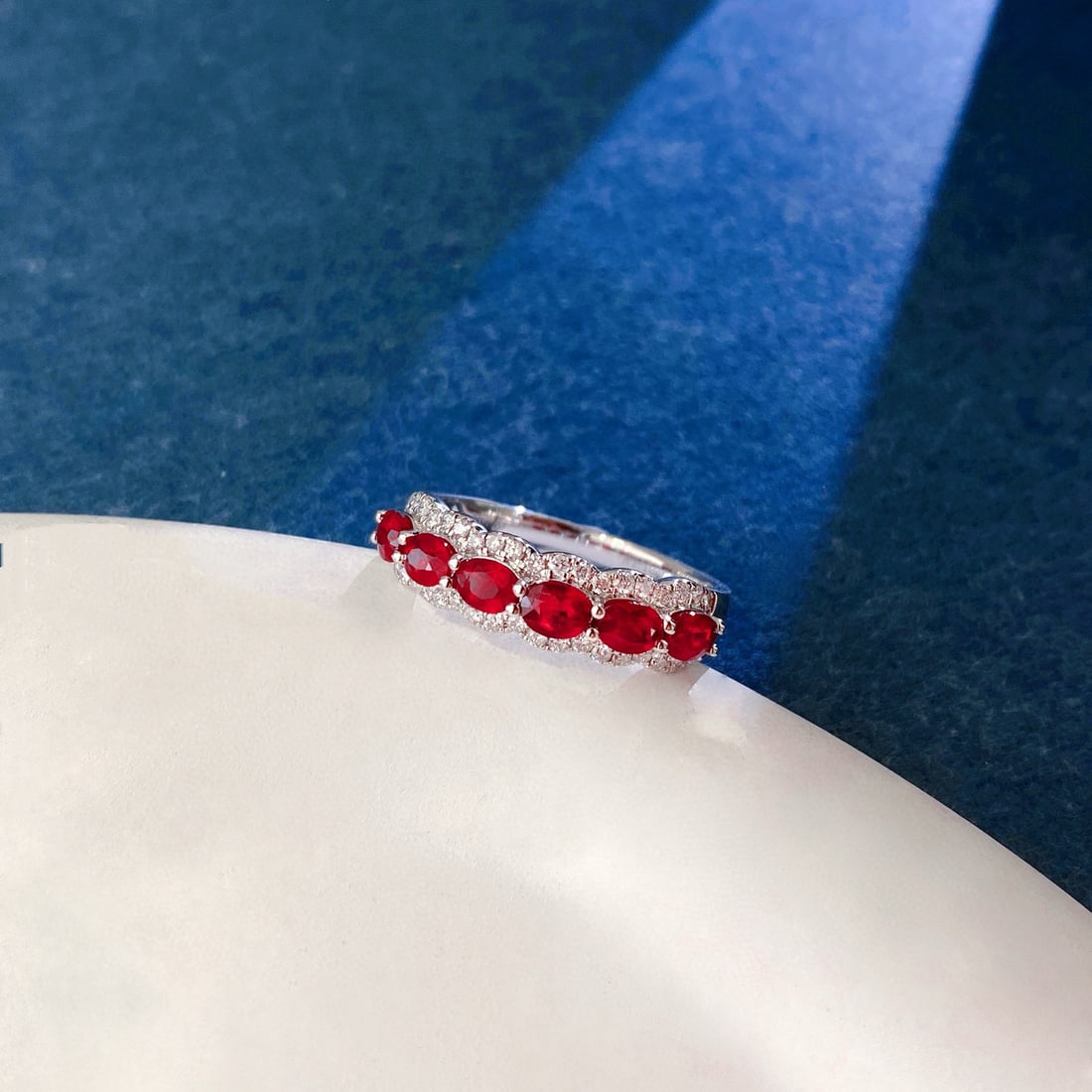 14k Gold 1.26 Ctw Natural Ruby & Diamond Ring - 3