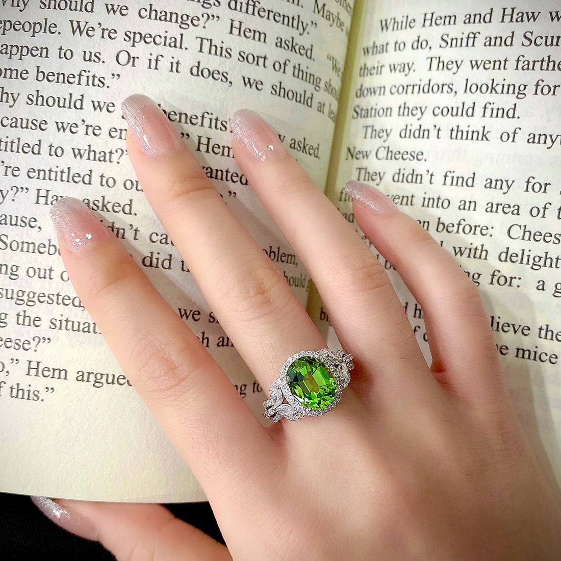 14k Gold 4.59 Ctw Natural Tourmaline & Diamond Ring - 3